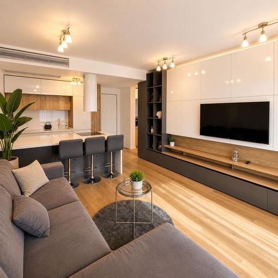 Apartament cu 2 camere decomandat, mobilat în Herăstrău