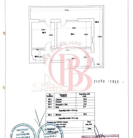 Apartament cu 2 camere în Liviu Rebreanu