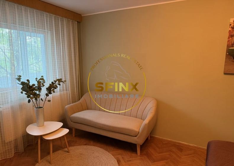 Apartament cu 2 camere decomandat, mobilat în Dorobanți
