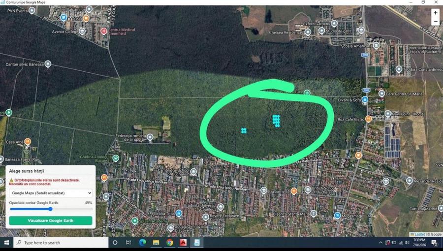 Teren Construcții intravilan de 7500 mp, în 1 Decembrie