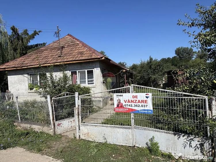 Casă cu 2 camere cu Teren 1500 Mp în Bârgău