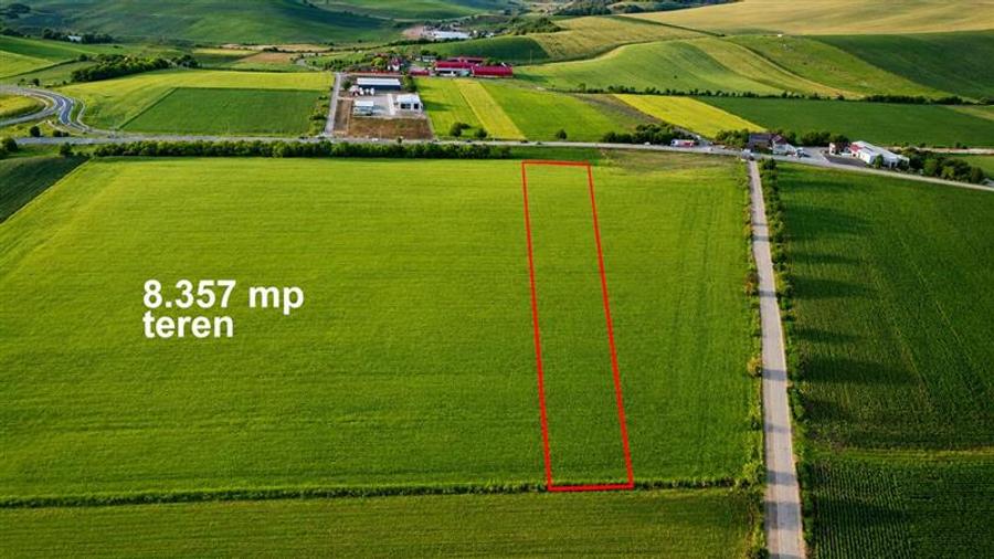 Teren extravilan de 8397 mp, în Exterior Vest