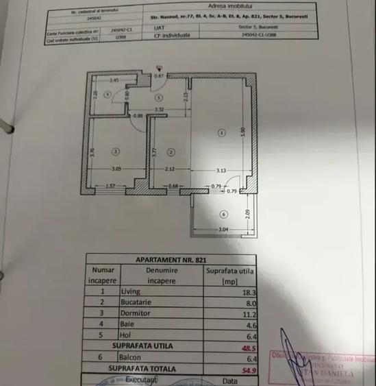 Nasaud, apartament 2 camere, vanzare, mobilat cu designer, direct proprietar - 1