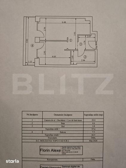 Apartament cu 2 camere decomandat în Zona industrială