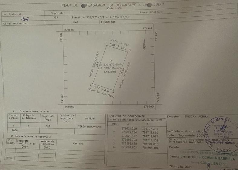 Casă cu 4 camere cu Teren 333 Mp în Central