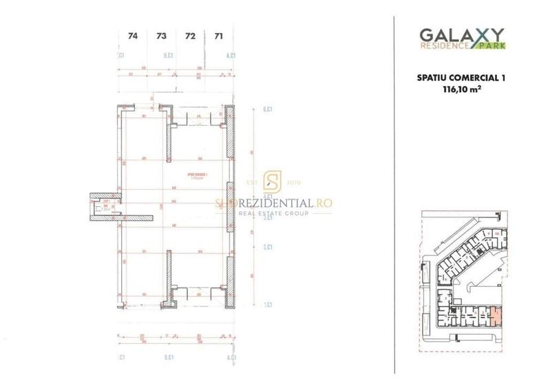 Spațiu comercial, de 116.09999847412 mp, în Berceni