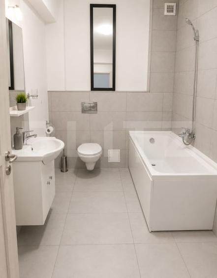 Apartament cu 2 camere semidecomandat, mobilat în Baciu