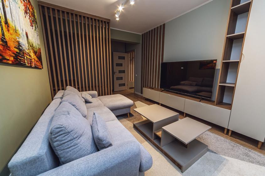 Apartament cu 2 camere decomandat, mobilat în Popești-Leordeni