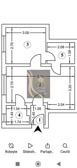 Apartament cu 2 camere în Floreasca