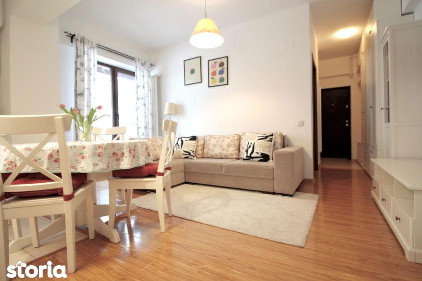 Apartament cu 3 camere, mobilat în Bucureștii Noi