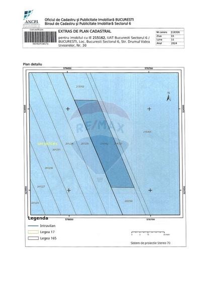 Teren Construcții intravilan de 900 mp, în Prelungirea Ghencea