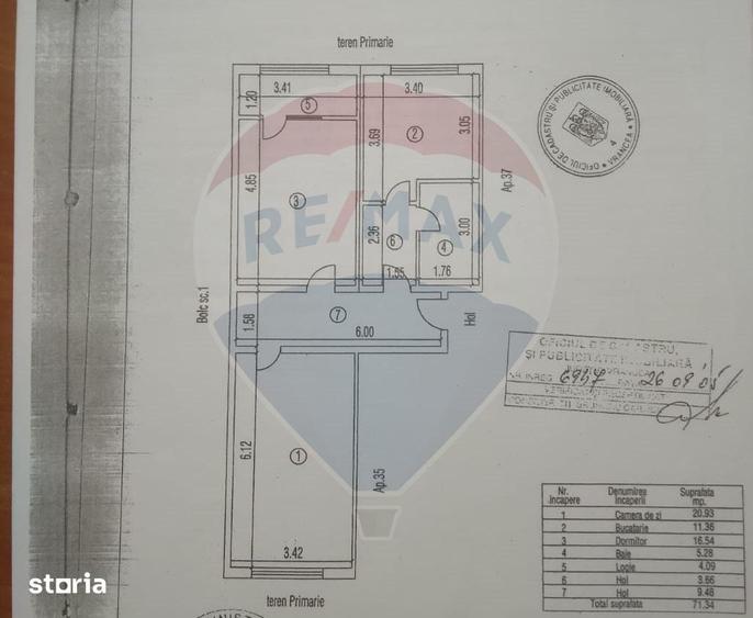 Apartament cu 2 camere în Sud