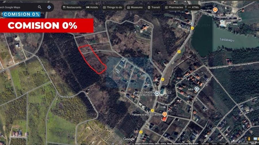 Teren Construcții extravilan de 11050 mp, în Orașul Nou