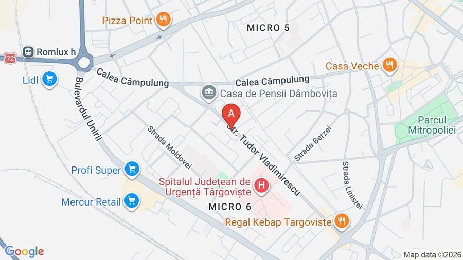 Apartament cu 2 camere semidecomandat, mobilat în Micro 6