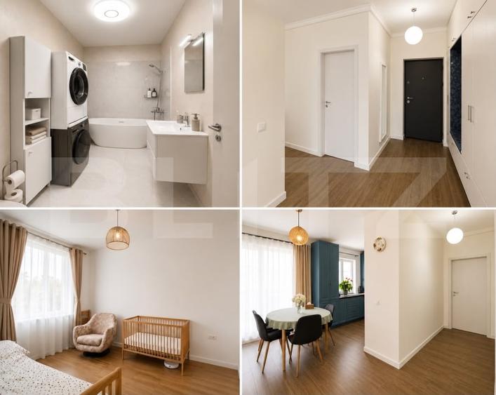 Apartament cu 3 camere decomandat, mobilat în Iris