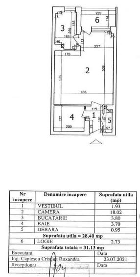 Garsonieră decomandată în Drumul Taberei