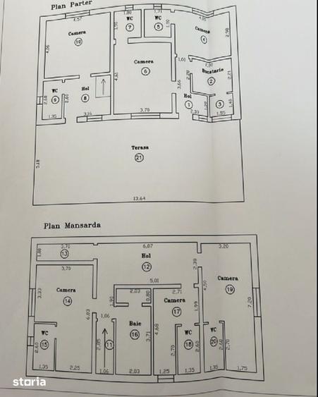 Casă cu 6 camere cu Teren 1836 Mp în Dudeștii Noi