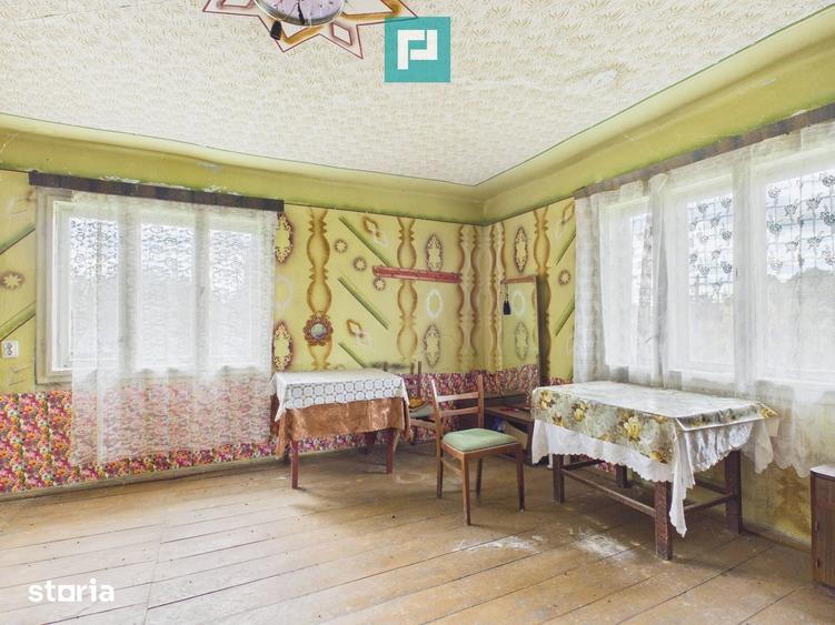 Casă cu 2 camere cu Teren 17681 Mp în Almaș