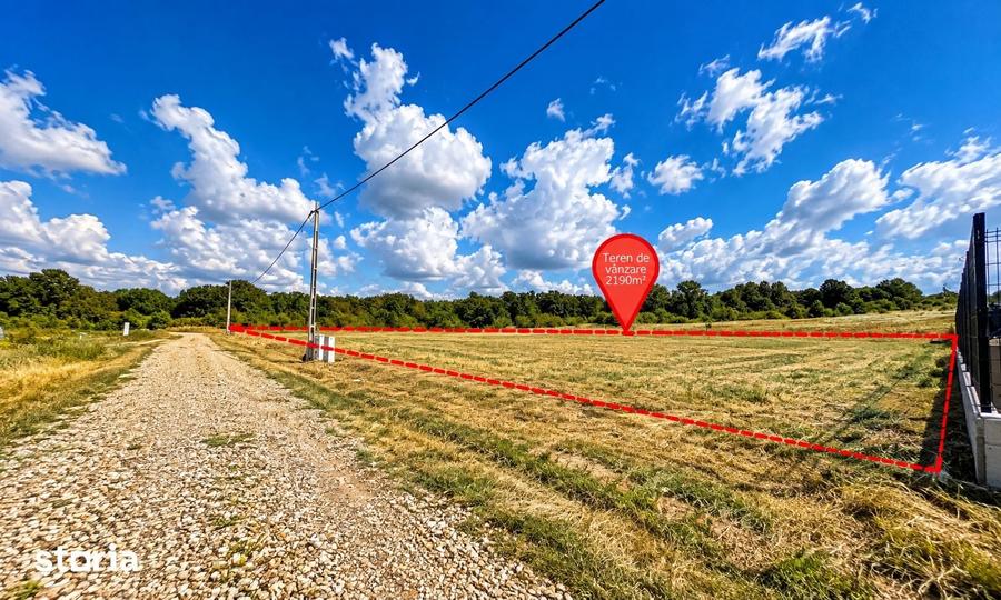 Teren de 2190 mp, în Sânmartin