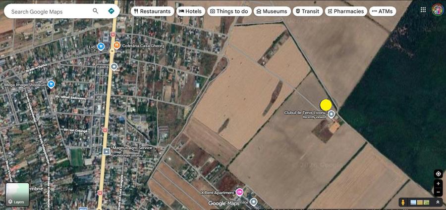Teren Construcții intravilan de 4978 mp, în 1 Decembrie