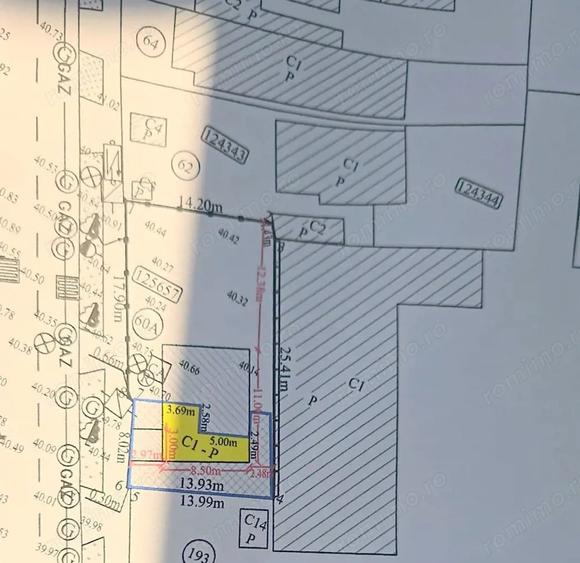 Teren de 370 mp, în Central