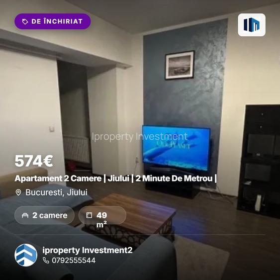 Apartament 2 Camere | Jiului | 2 Minute De Metrou |
