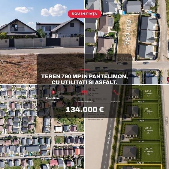 Teren în Pantelimon