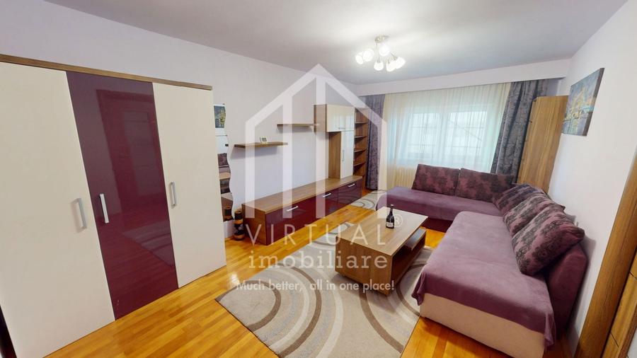 Apartament cu 2 camere decomandat, mobilat în Central