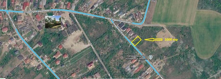 Teren Construcții intravilan de 1000 mp, în Periș