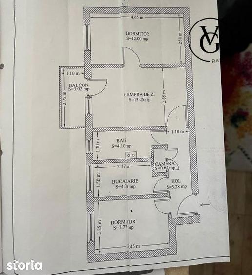 Apartament cu 3 camere semidecomandat, mobilat în Tomis Nord