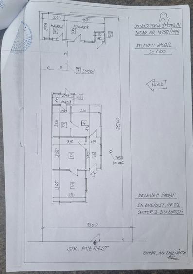 Teren Construcții intravilan de 250 mp, în 23 August (Cațelul)