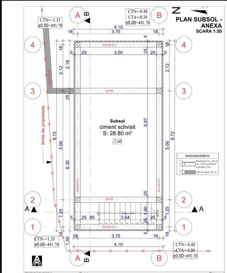 Casă cu 4 camere cu Teren 500 Mp în Baciu