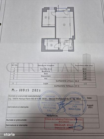 Garsonieră decomandată, mobilată în Drumul Taberei