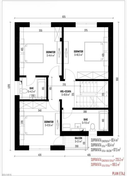 Casă cu 5 camere cu Teren 254.4 Mp în Ghencea