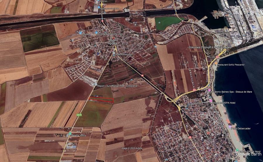 Teren Construcții intravilan de 46000 mp, în Agigea