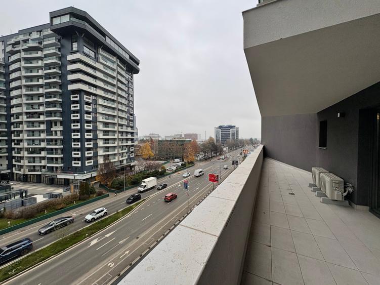 Apartament cu 2 camere semidecomandat, mobilat în Barbu Văcărescu