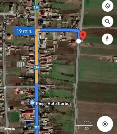 Spațiu comercial, în Corbu