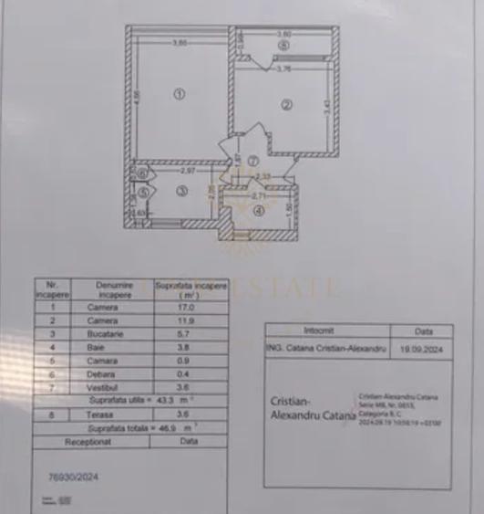 2 Camere Metrou Tineretului / etaj 2/7 - 1