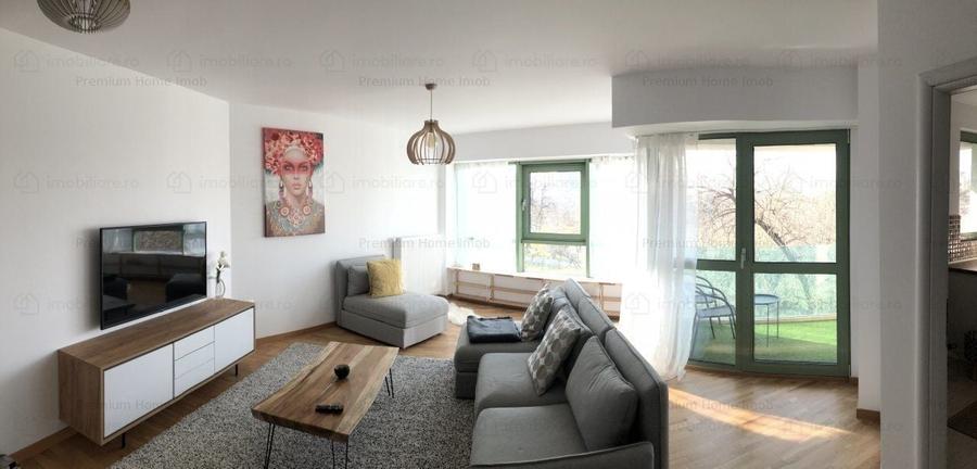 Apartament cu 2 camere semidecomandat, mobilat în Barbu Văcărescu