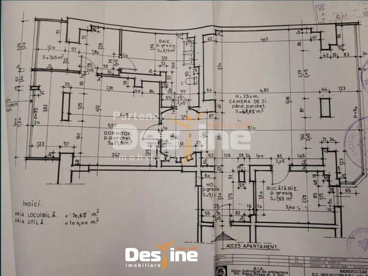 Apartament cu 2 camere, mobilat în Nicolina