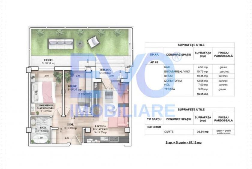 Apartament cu 3 camere decomandat în Galata