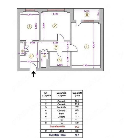 Apartament 2 camere Lujerului - 6