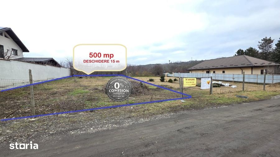 Teren de 500 mp, în Zăpodeni