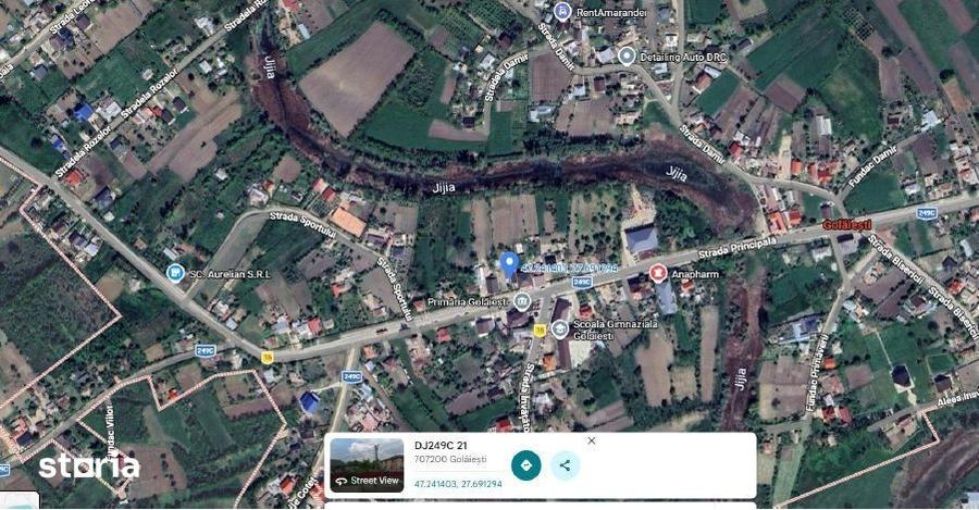 Casă cu 2 camere cu Teren 37 Mp în Golăiești