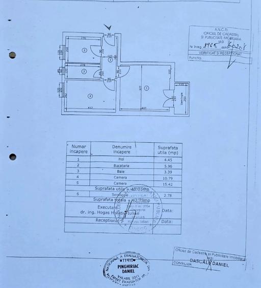 Apartament cu 2 camere decomandat în Arcu