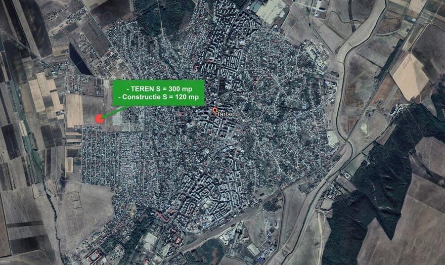 Teren + casa la rosu - 2