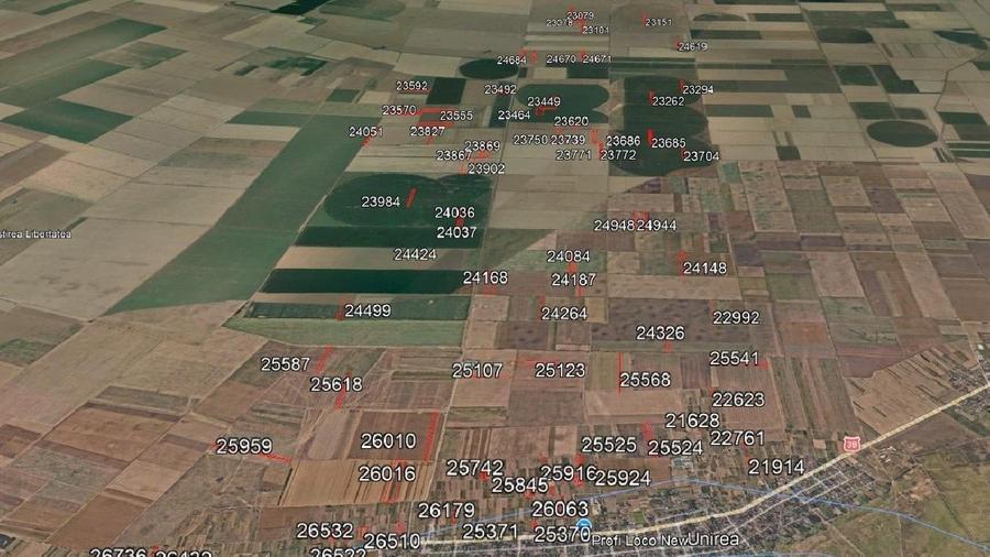 Teren agricol extravilan de 942600 mp, în Unirea