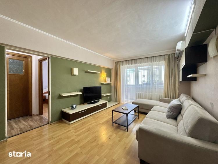 Apartament cu 2 camere semidecomandat, mobilat în Colentina