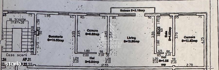 Apartament cu 3 camere decomandat în Iosefin