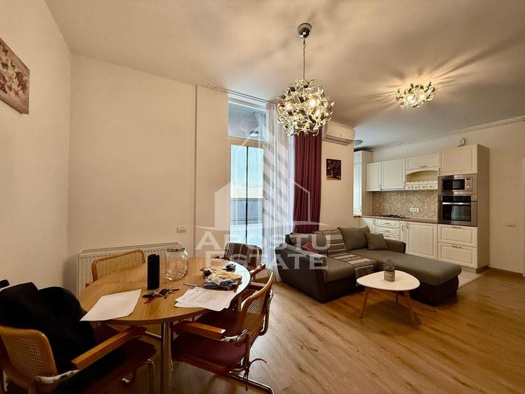 Apartament cu 2 camere semidecomandat, mobilat în Tipografilor